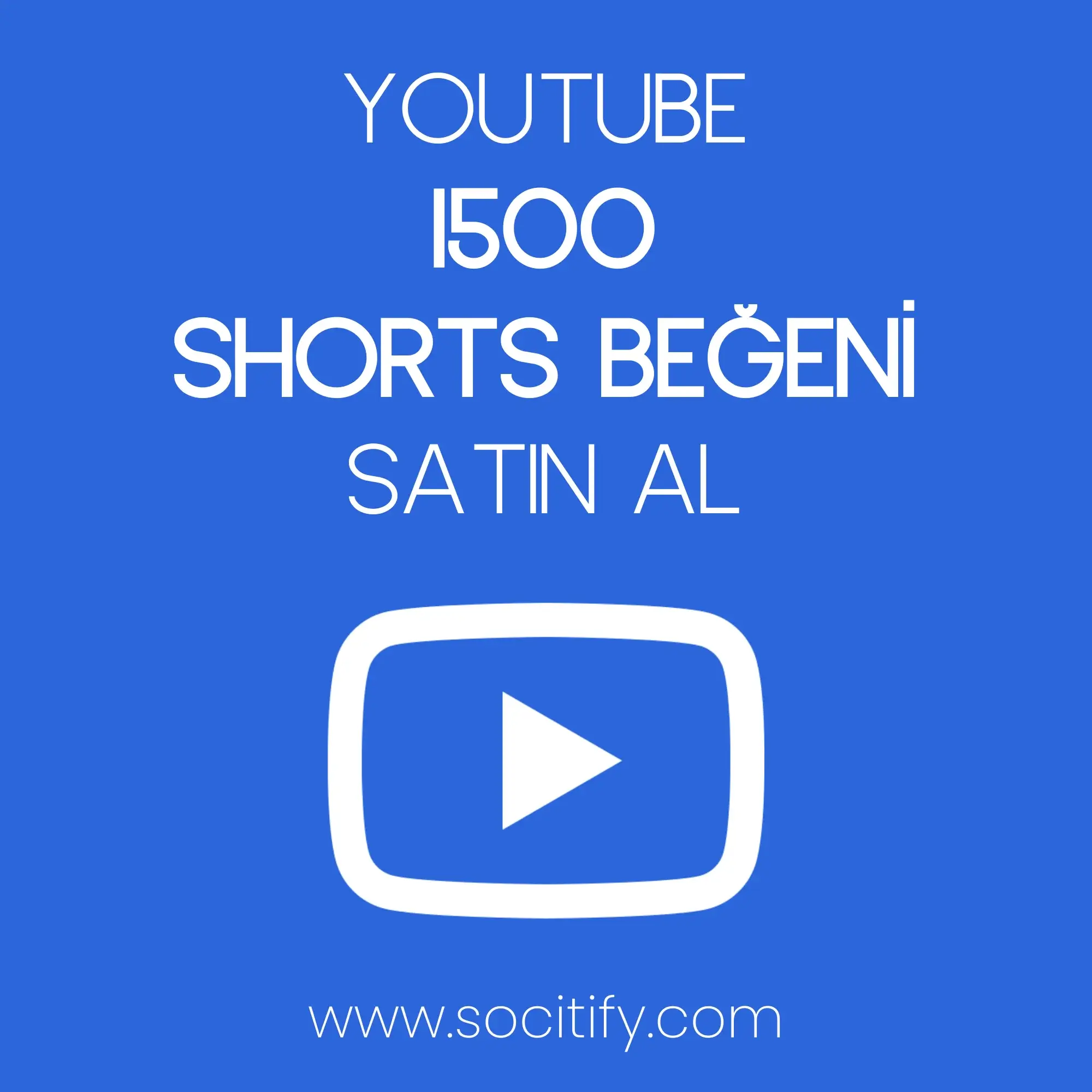 Youtube 1500 Shorts Beğeni